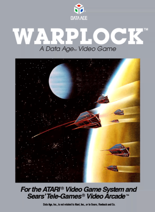 Warplock box art for Atari 2600